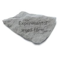 Experimental Weed Farm All Weatherproof Cast Stone