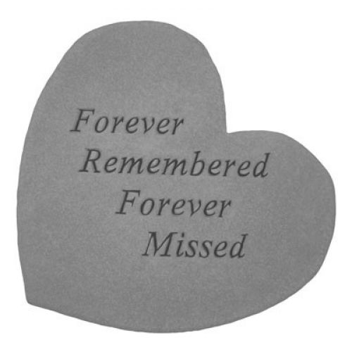 Forever Remembered... Cast Stone All Weatherproof Cast Stone - 707509086114 - 08611