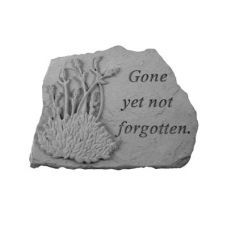 Gone Yet Not Forgotten... w/Lavendar All Weatherproof Cast Stone