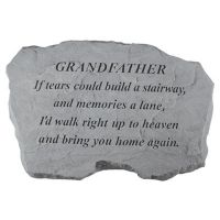 Grandfather - If Tears Could Build... All Weatherproof Cast Stone