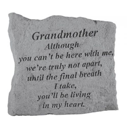 Grandmother Although You Can T Be Here All Cast Stone Memorial - 707509159207 - 15920