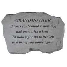 Grandmother - If Tears Could Build... All Weatherproof Cast Stone