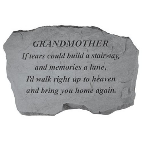 Grandmother - If Tears Could Build... All Weatherproof Cast Stone - 707509972202 - 97220