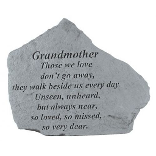 Grandmother Those We Love Don t Go Away All Cast Stone Memorial - 707509152208 - 15220