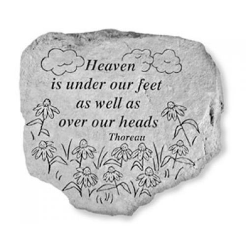 Heaven Is Under Our Feet... All Weatherproof Cast Stone - 707509630201 - 63020