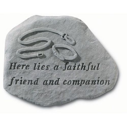 Here Lies A Faithful Friend And Companion All Weatherproof Cast Stone - 707509679200 - 67920