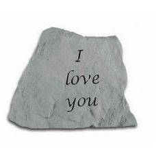 I Love You Cast Decorative Stone All Weatherproof Cast Stone