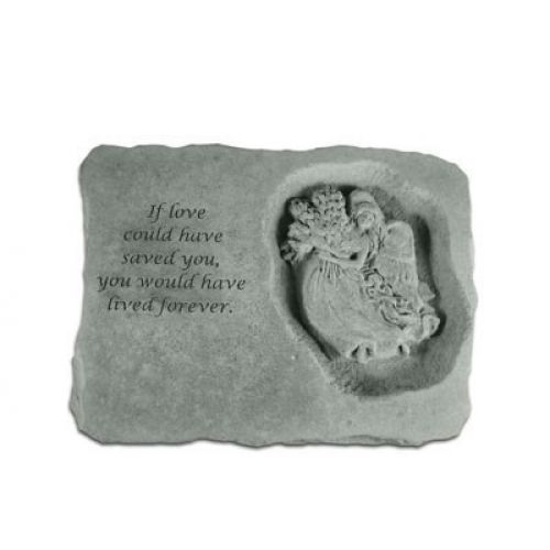 If Love Could Have Saved You w/Angel... All Weatherproof Cast Stone - 707509946203 - 94620