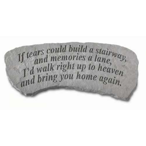 If Tears Could Build (Small Bench) All Cast Stone Memorial - 707509360207 - 36020