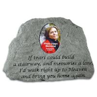 If Tears Could Build( w/ Photo Insert) All Cast Stone Memorial
