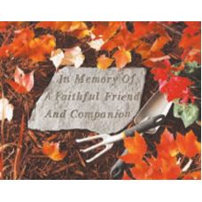 In Memory Of Faithful All Weatherproof Cast Stone
