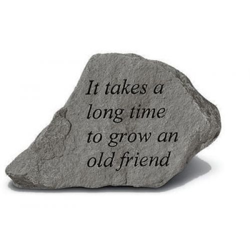 It Takes A Long Time To... All Weatherproof Cast Stone - 707509743208 - 74320