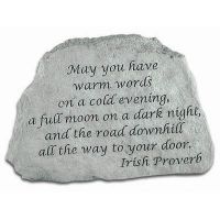 May You Have Warm Words... All Weatherproof Cast Stone