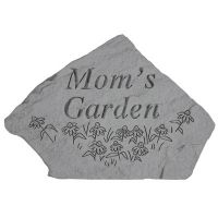 Mom's Garden ( w/Flowers) All Weatherproof Cast Stone