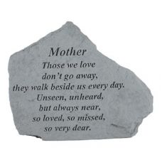 Mother Those We Love Don't Go Away All Cast Stone Memorial