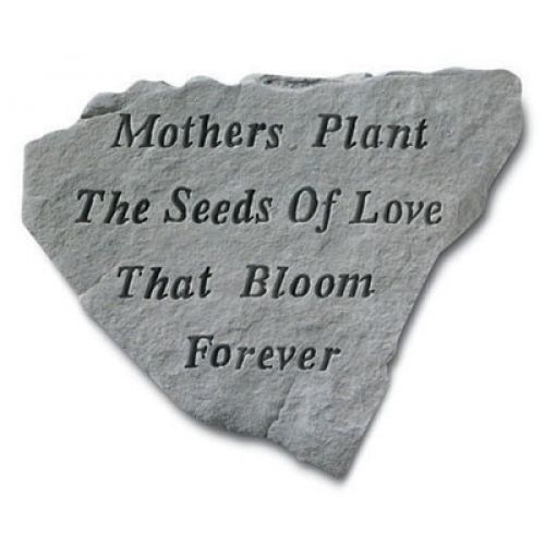 Mothers Plant The Seeds Of Love All Weatherproof Garden Cast Stone - 707509674205 - 67420