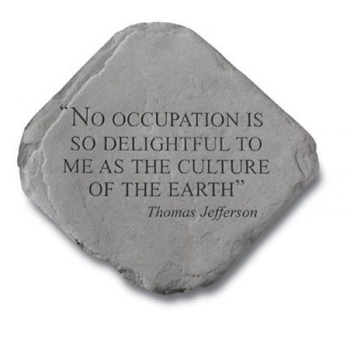 No Occupation Is So Delightful... All Weatherproof Cast Stone - 707509927202 - 92720