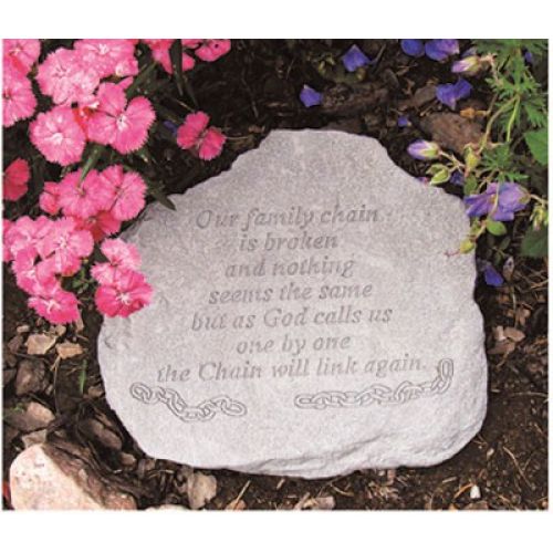 Our Family Chain Is Broken... Decorative Weatherproof Cast Stone - 707509902209 - 90220