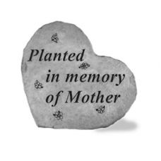 Planted In Memory Of Mother All Weatherproof Cast Stone