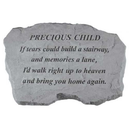 Precious Child - If Tears Could Build... All Weatherproof Cast Stone - 707509974206 - 97420