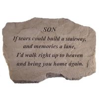 Son-If Tears Could Build... All Weatherproof Cast Stone