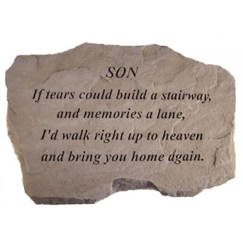 Son-If Tears Could Build... All Weatherproof Cast Stone - 707509997205 - 99720