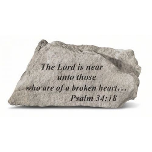 The Lord Is Near Unto Those... All Weatherproof Cast Stone - 707509418205 - 41820