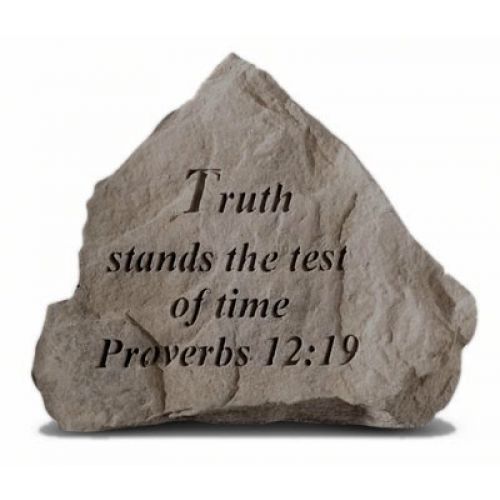 Truth Stands The Test Of Time All Weatherproof Cast Stone - 707509412203 - 41220