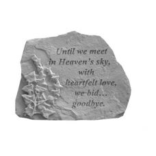 Until We Meet... w/Ivy All Weatherproof Cast Stone Memorial