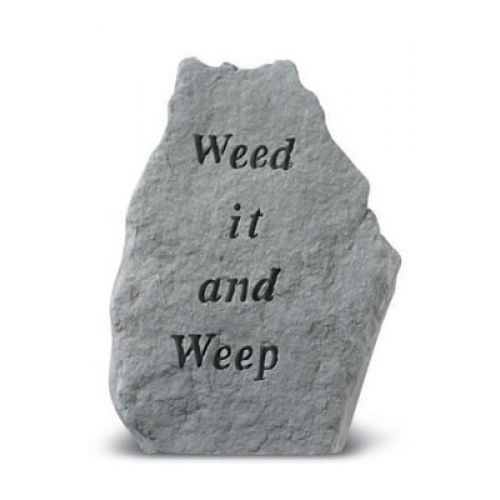 Weed It And Weep All Weatherproof Cast Stone - 707509819200 - 81920