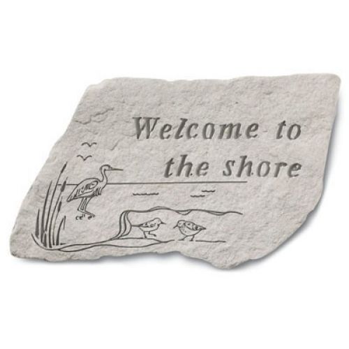 Welcome To The Shore All Weatherproof Cast Stone -  - 95140