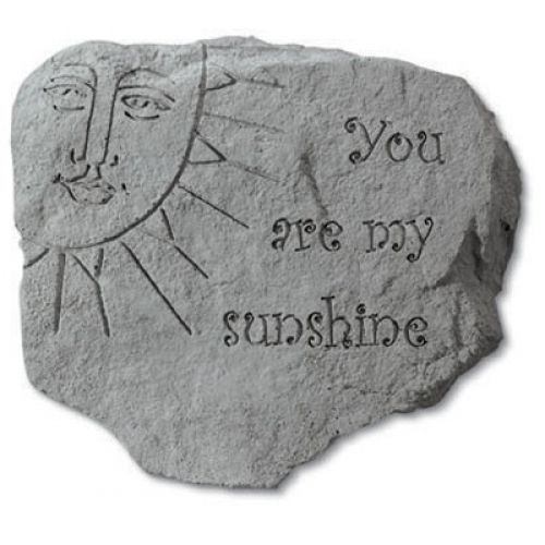 You Are My Sunshine Decorative Weatherproof Cast Stone - 707509923204 - 92320