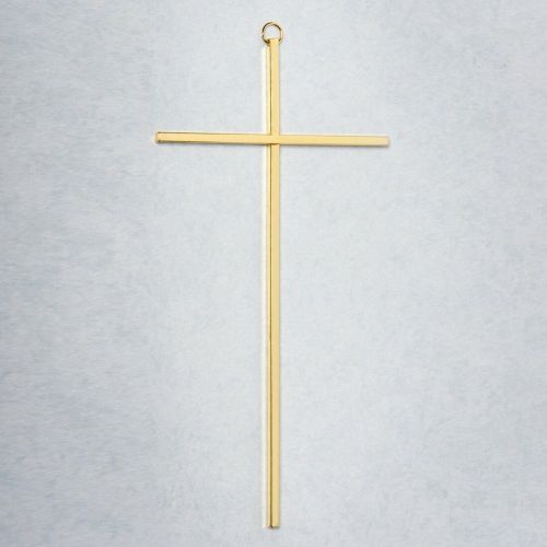 10" Cross Gold plated brass -  - 198920