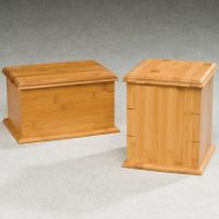 Bamboo Simplicity Cremation Urn Box