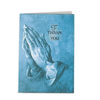 Blue Praying Hands Micro-Perforated Service Record
