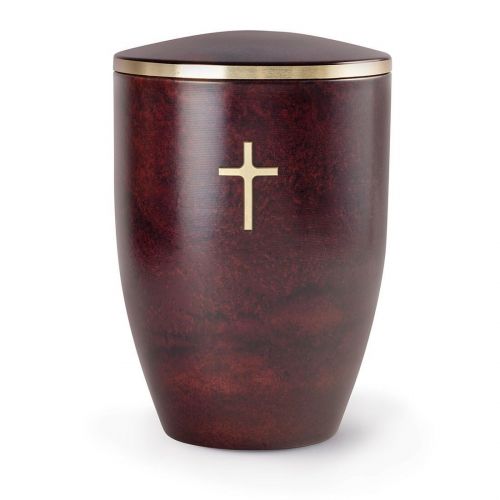 Brushed Cross Cremation Urn -  - 771010