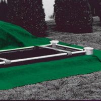Cemetery Plot Poly Turf Grass