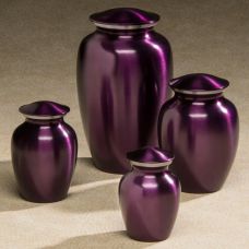 Classic Violet Cremation Urn