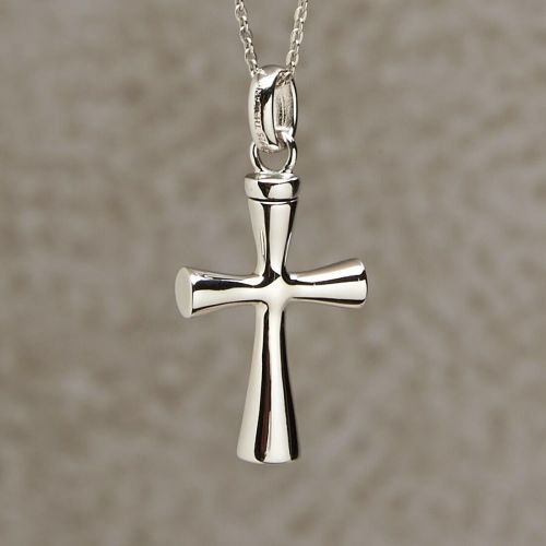 Contoured Cross Keepsake Jewelry Pendant -  - 814102