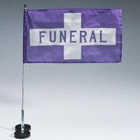 Dual Magnetic Funeral Flag