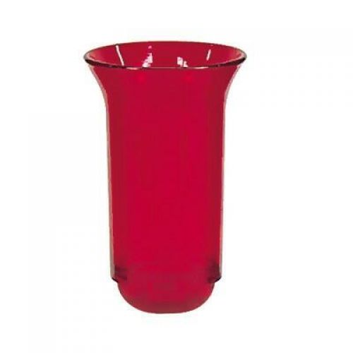 Flare Top - Closed Bottom Replacement Mortuary Glass Ruby -  - 500364