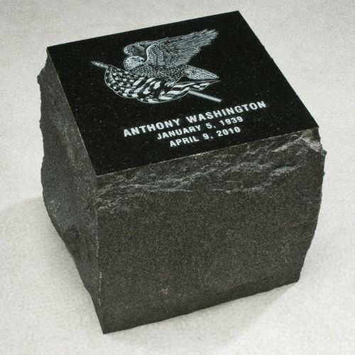 Garden Stone Angel/Military Cremation Urn -  - 783307