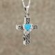Heart Stone Cross Keepsake Jewelry Pendant -  - 887024