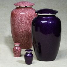 Imperial Aluminum with a pink enameled finish Cremation Urn