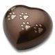 Love Heart Shaped Cremation Urn Paw Print for Pets -  - 880000