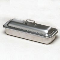Mortuary Instrument Tray with Domed Lid