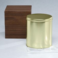 Mortuary Round Metal Temporary Container