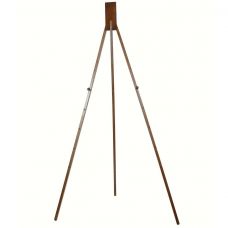Mortuary Wooden Easel with Dark Stain