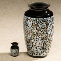 Mosaic: 200 cu. in. Cremation Urn