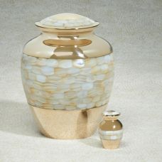 Mother of Pearl Cremation Urn